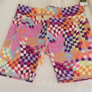NWT Athletic Works Girl's Size XL Active Biker Shorts. Activewear